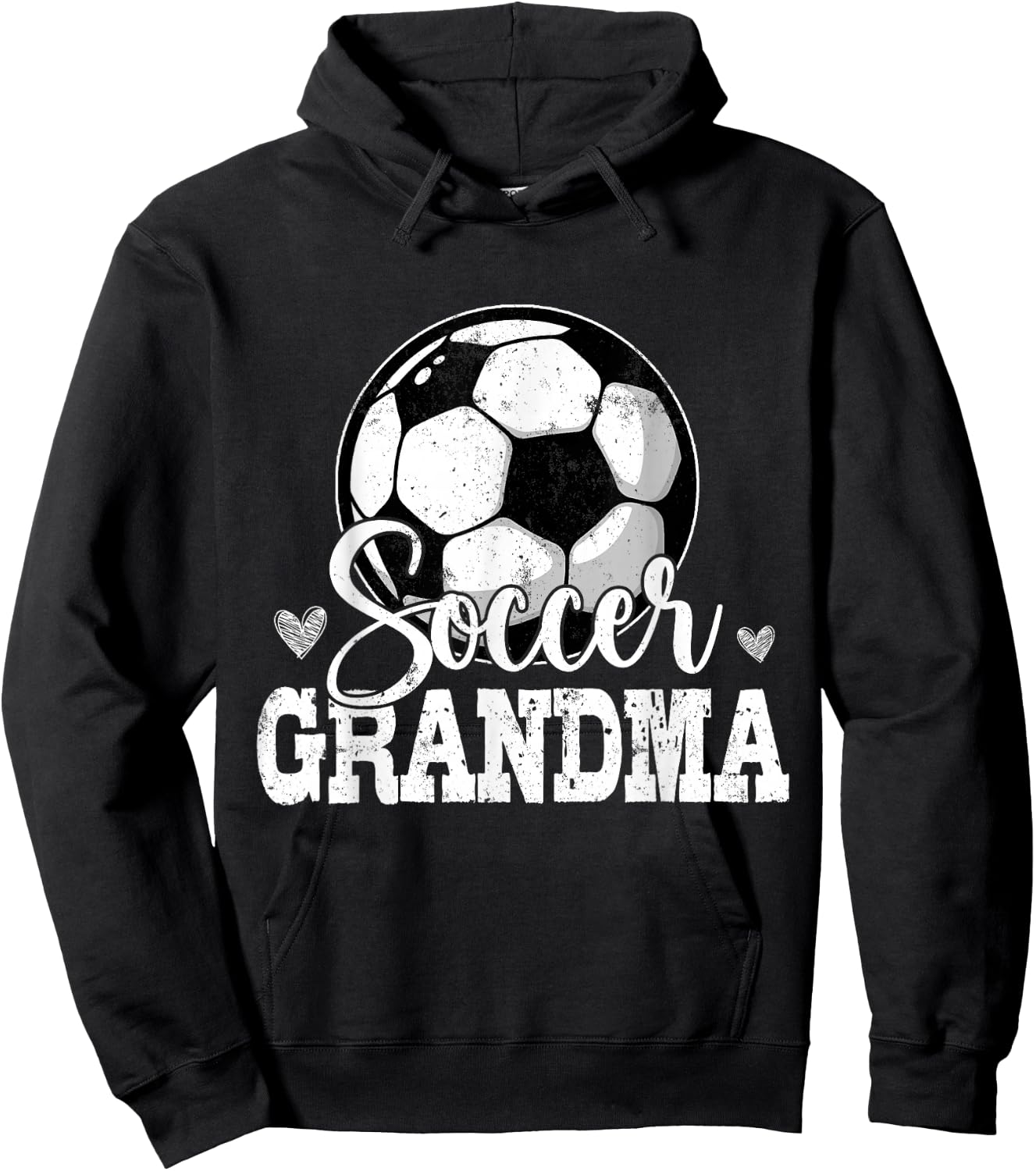 Funny Soccer Grandma Soccer Lover Hoodie - Hoodie | Black