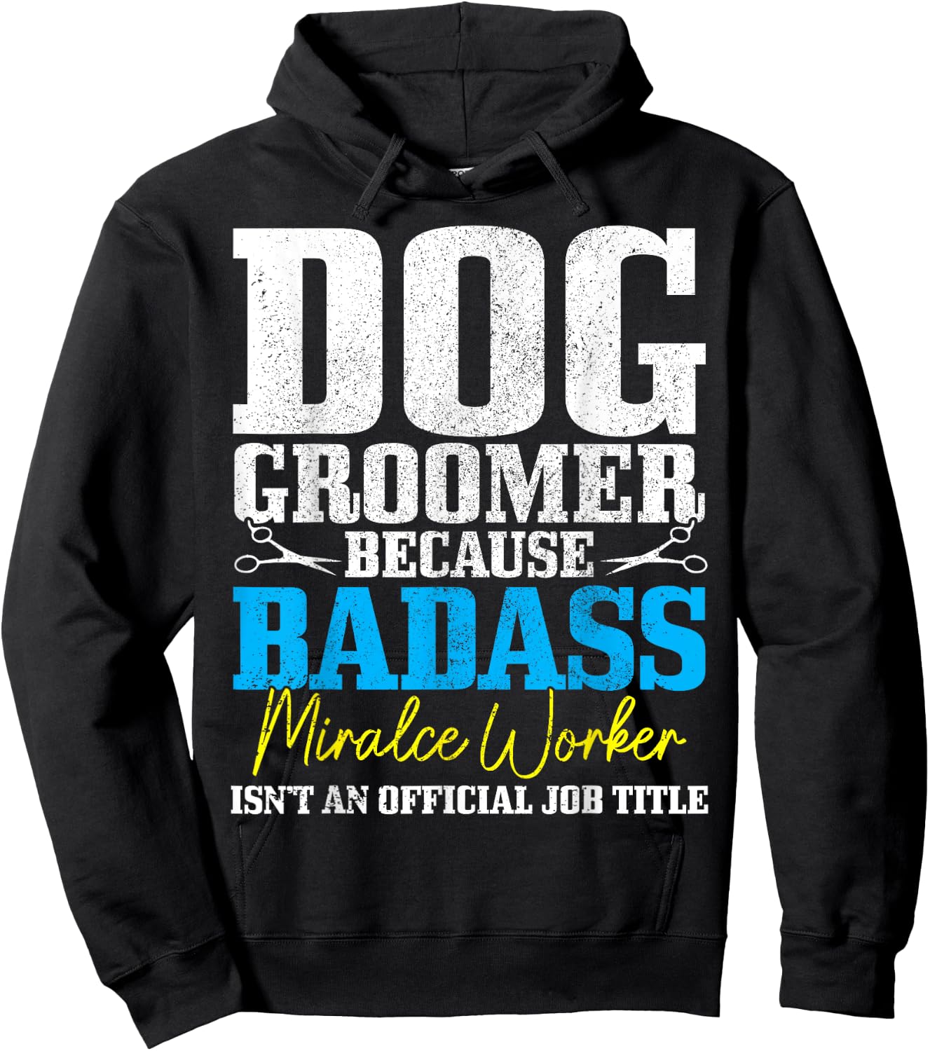 Funny Dog Grooming Salon Hoodie - Hoodie | Black
