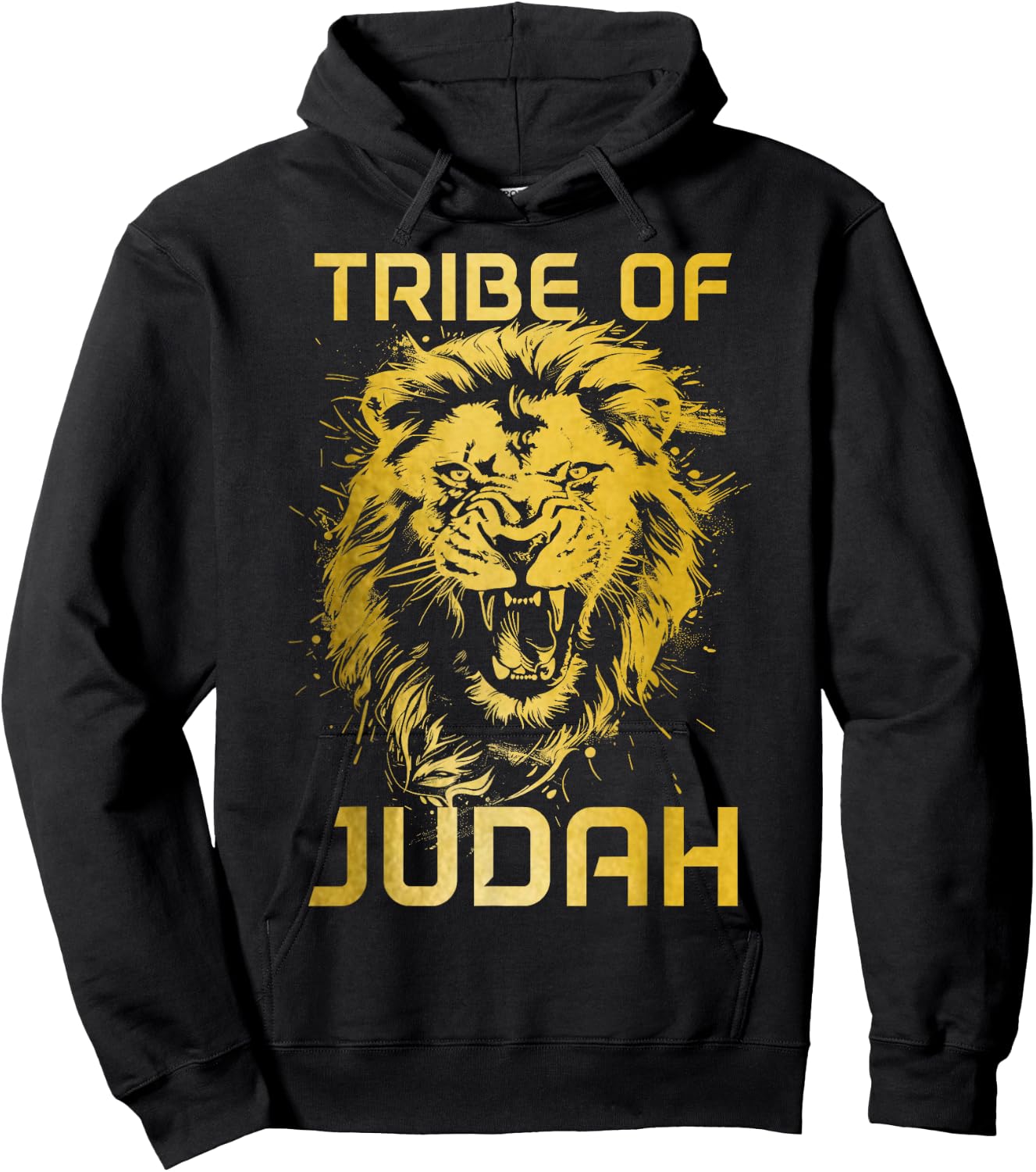 Lion Of Judah Tribe Hebrew Israelite Christian Jewish YHWH Hoodie - Hoodie | Black