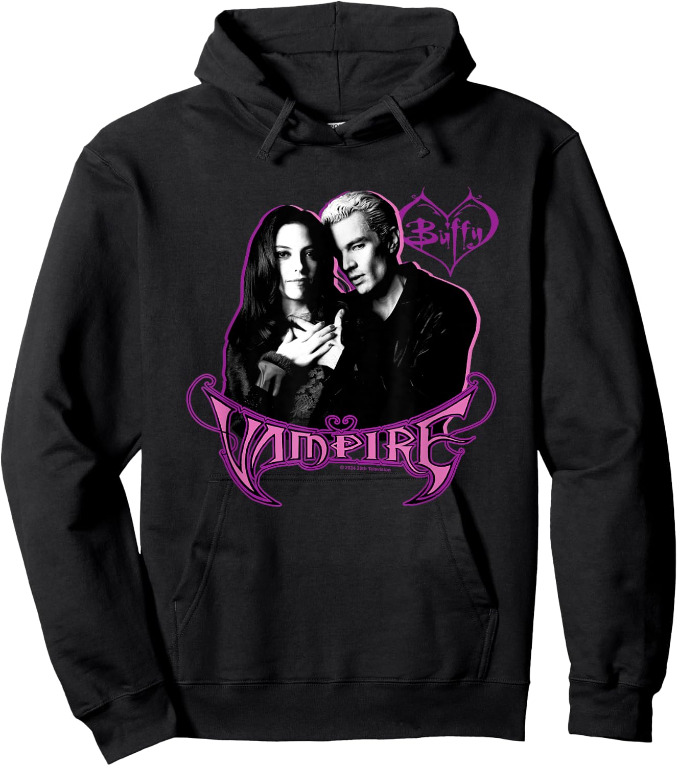 Buffy The Vampire Slayer Spike & Drusilla Nouveau Portrait Hoodie - Hoodie | Black