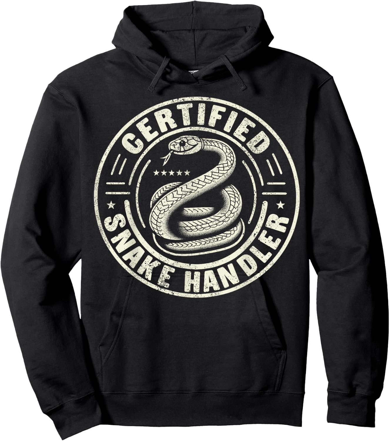 Certified Snake Handler - Snake Owner - Snake Hoodie - Hoodie | Black