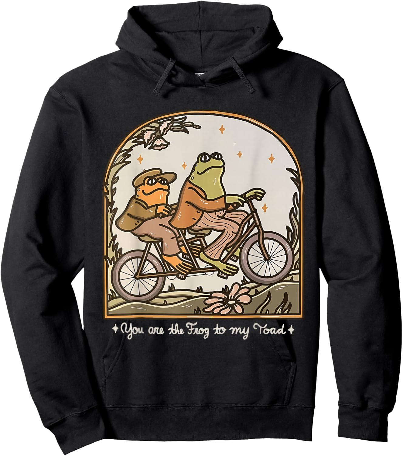You are The Frog to My Toad Apparel Hoodie - Hoodie | Black