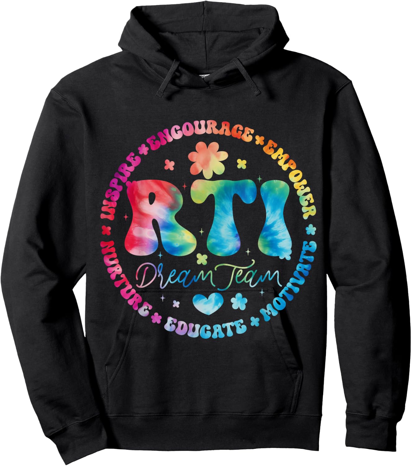 Groovy RTI Dream Team T Response Intervention Squad Hoodie - Hoodie | Black