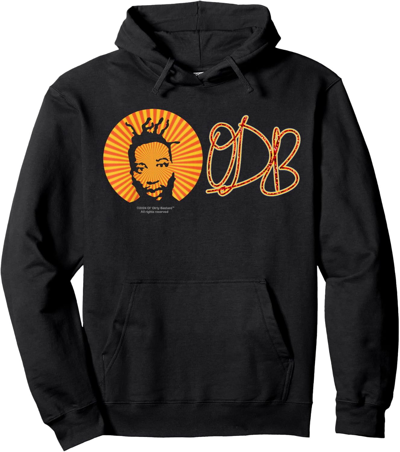 ODB Ol Dirty Ba-ard Official Logo Signature Hip Hop Design Hoodie - Hoodie | Black