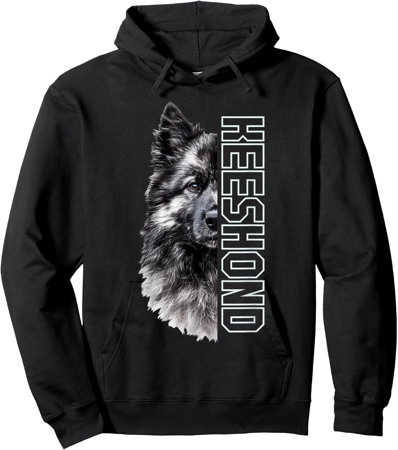 Keeshond Hoodie - Hoodie | Black