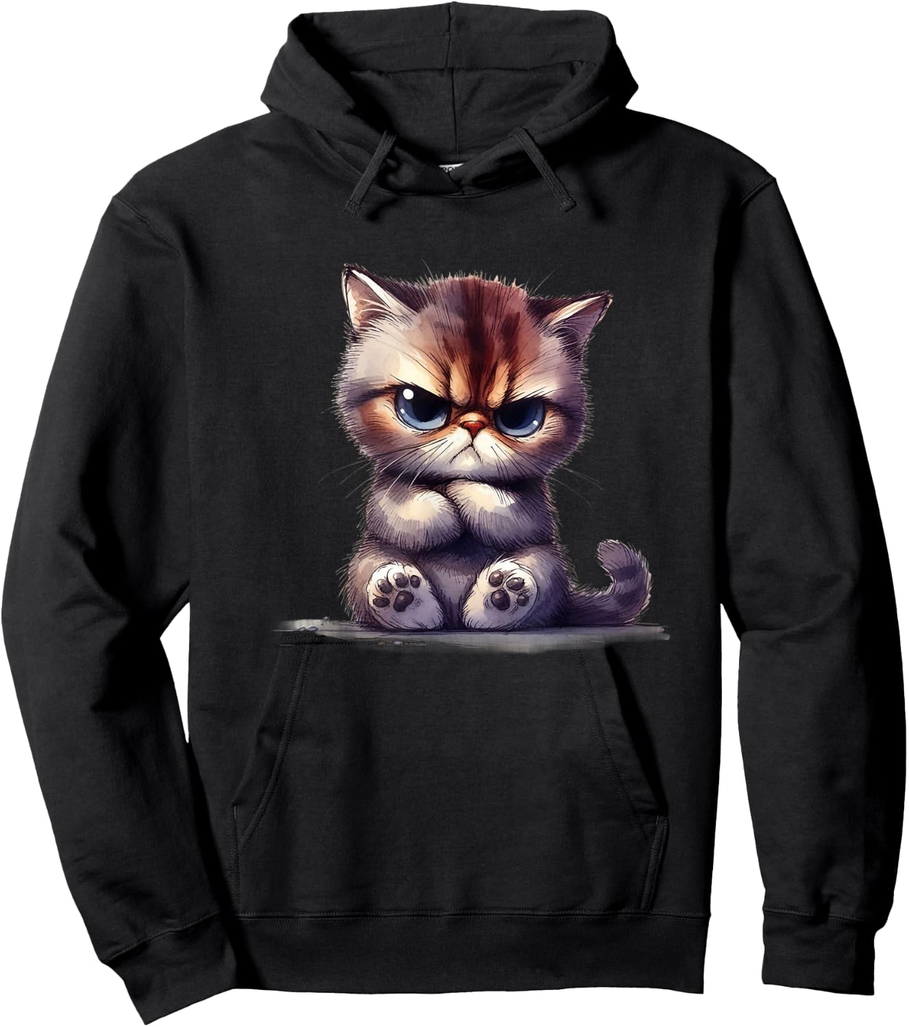 Funny Animals Grumpy Cats Hoodie - Hoodie | Black