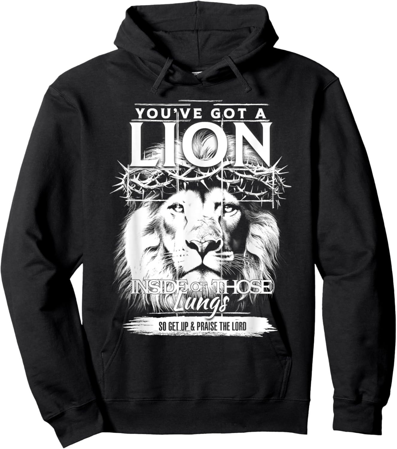 You've Got A Lion Inside Of Those Lungs Christian Women Hoodie - Hoodie | Black