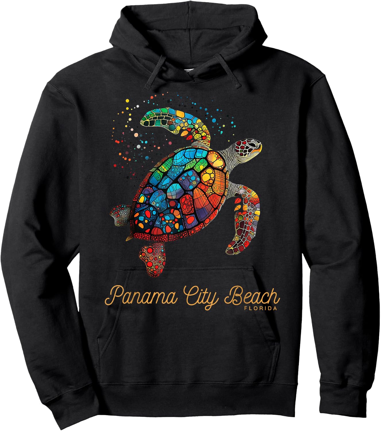 Panama City Beach FL Diving Florida Vacation Sea Turtle Women Hoodie - Hoodie | Black