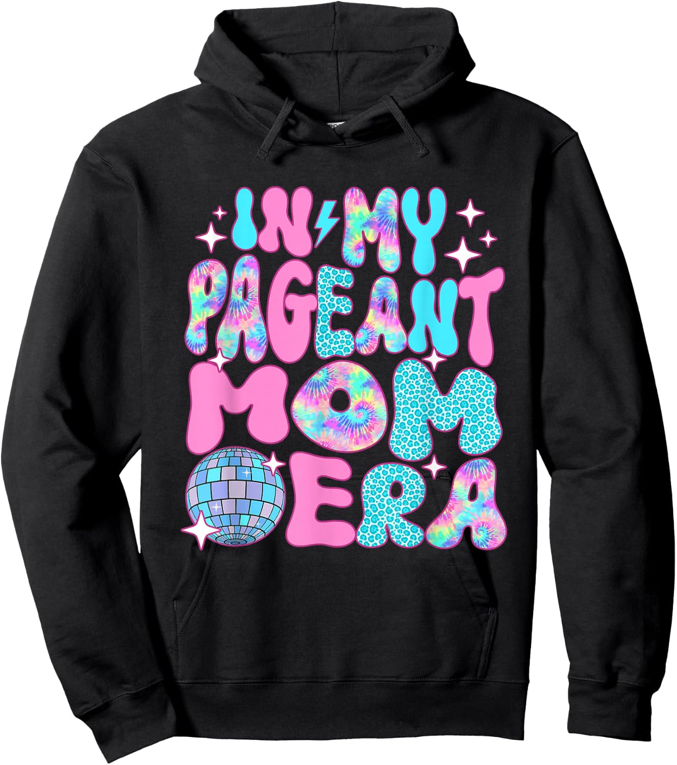 Disco In My Pageant Mom Era Hoodie - Hoodie | Black