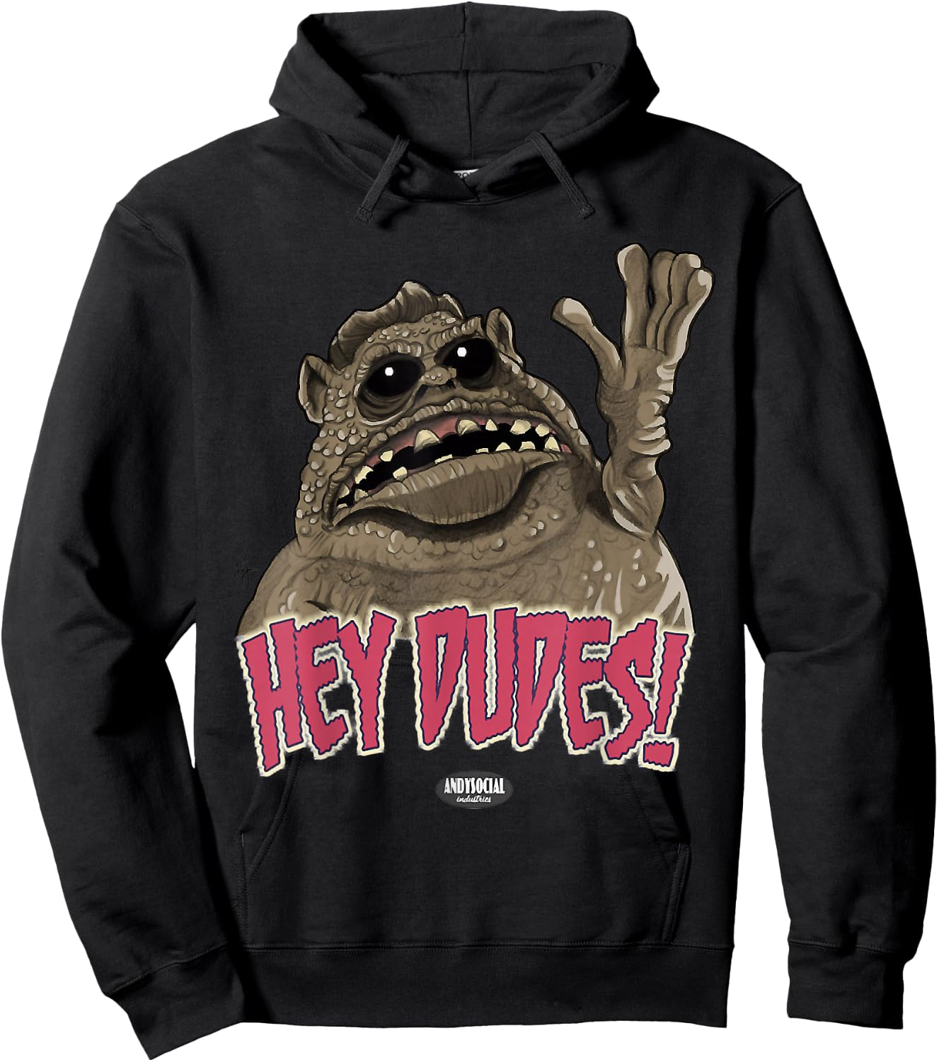 Nab1804 -Adults Grey Cartoon Animal Retro - Small - Call Me Chet, Weird Chet Hoodie - Hoodie | Black