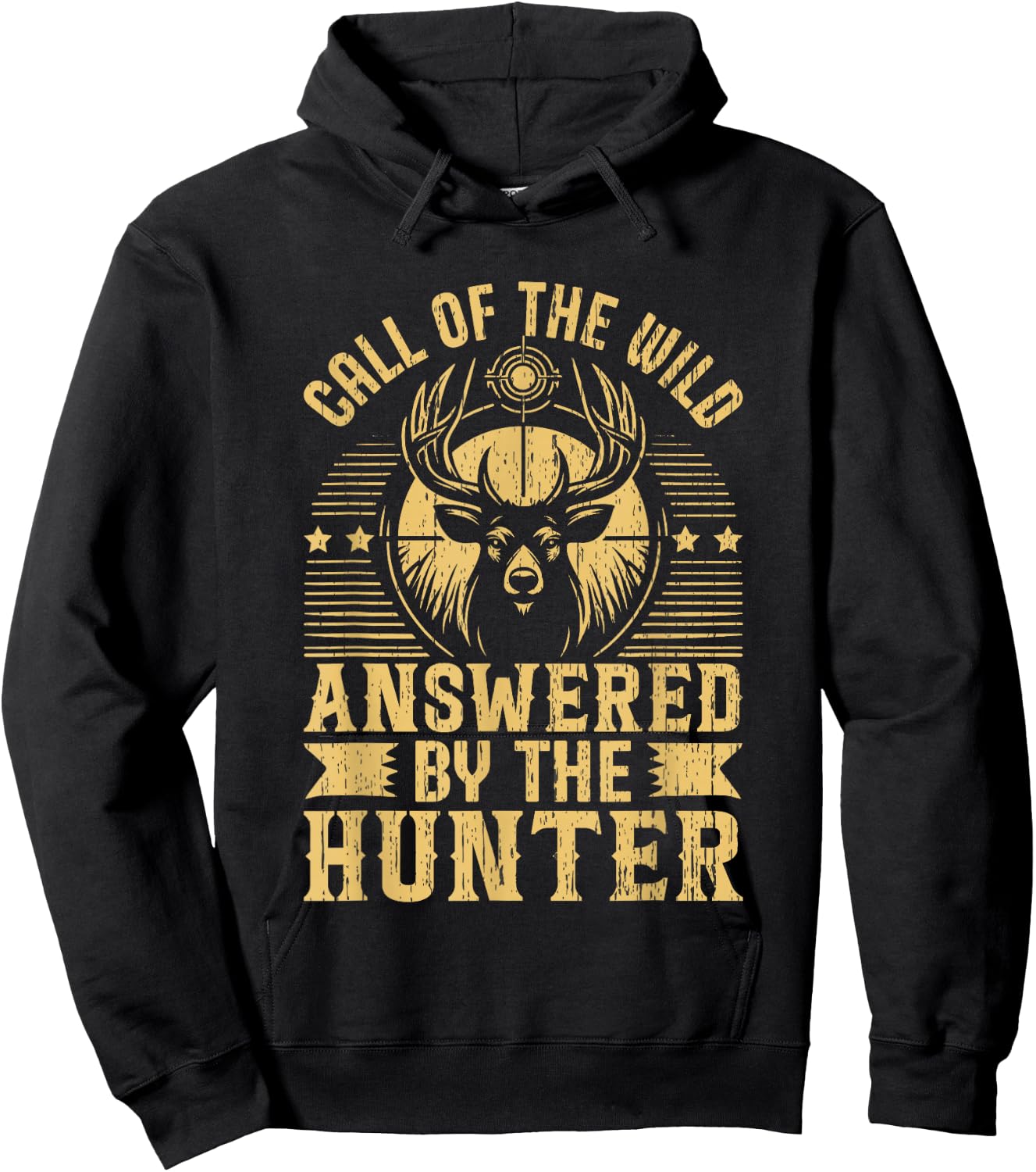 Call of the Wild answered by the Hunter Hunting Hoodie - Hoodie | Black