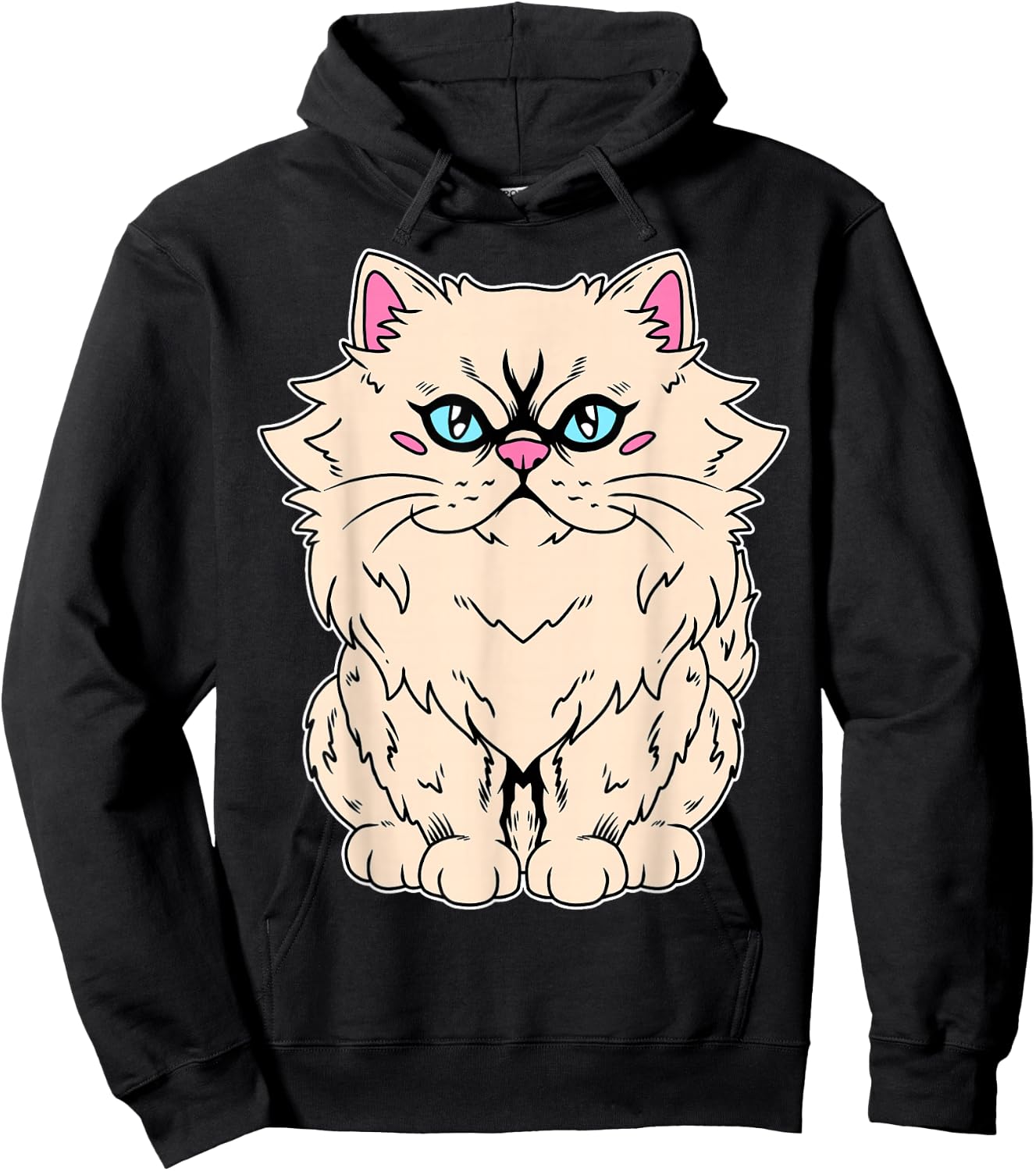 Persian Cat Hoodie - Hoodie | Black