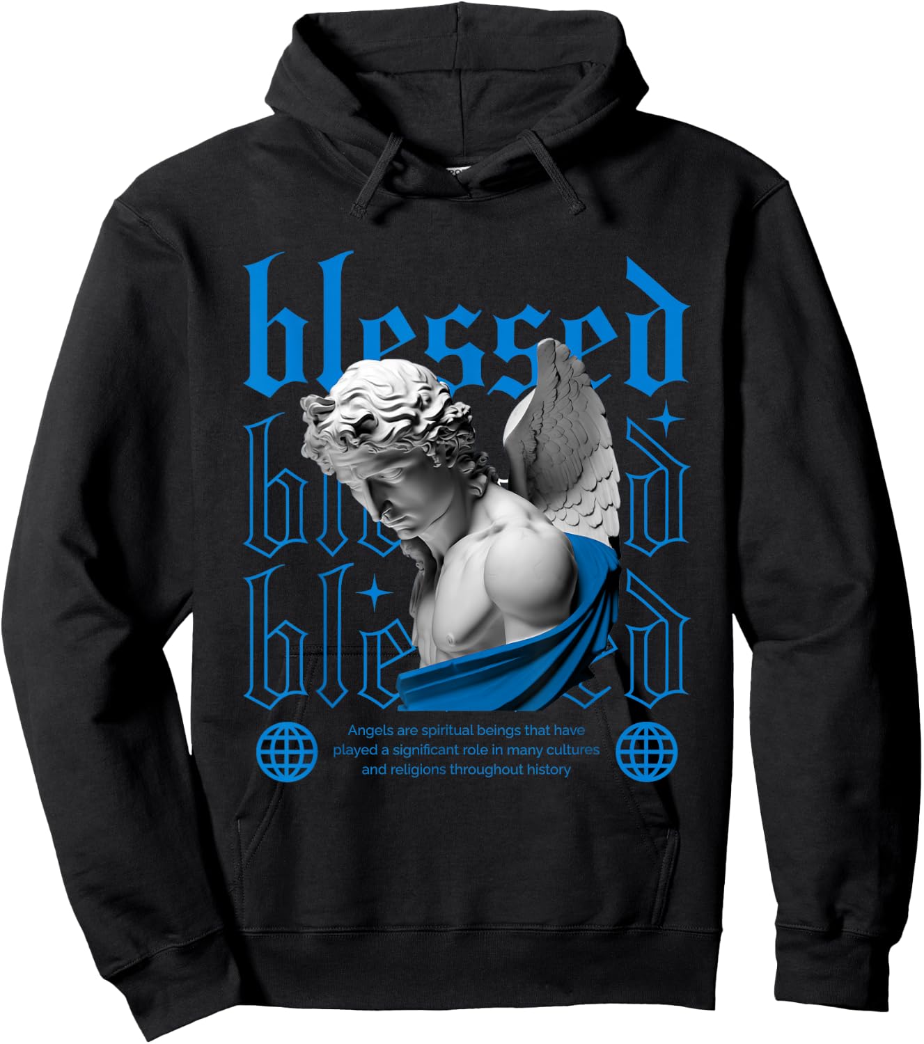 Blessed Military Blue 4s Matching Women Hoodie - Hoodie | Black
