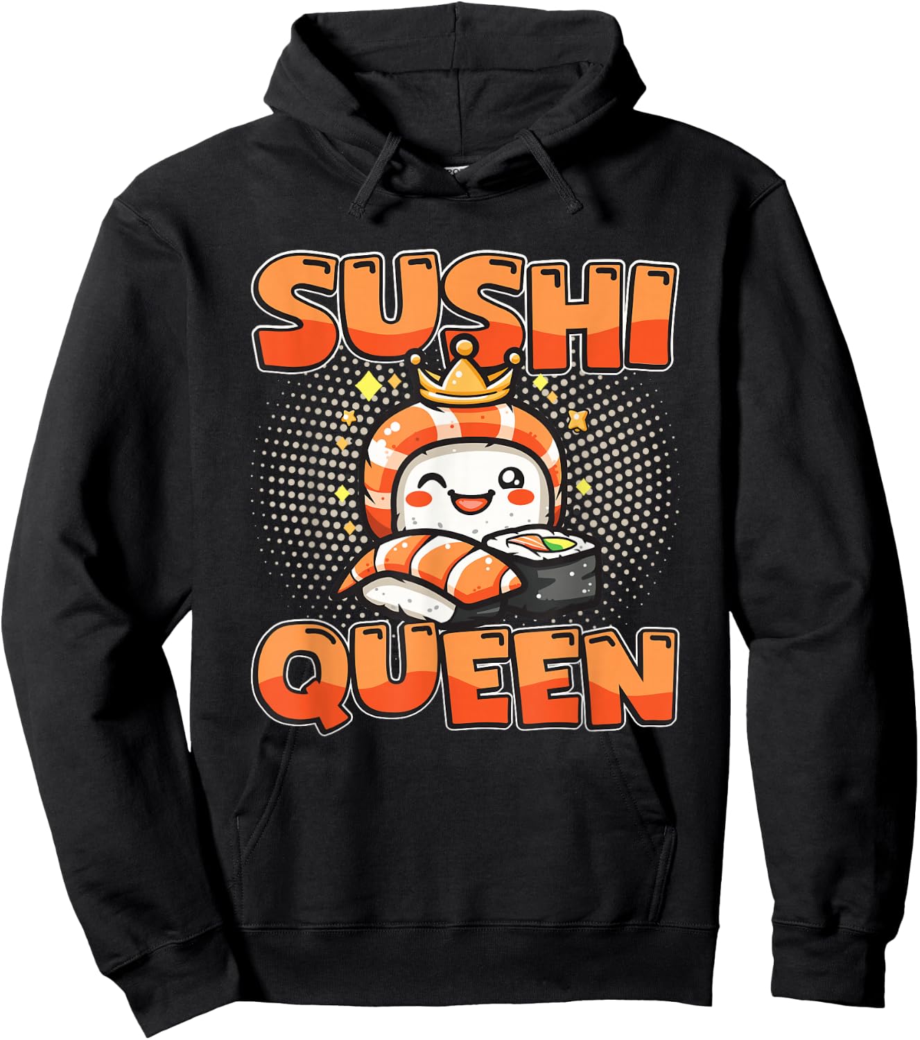Sushi Lover Girl - Sushi Queen Hoodie - Hoodie | Black