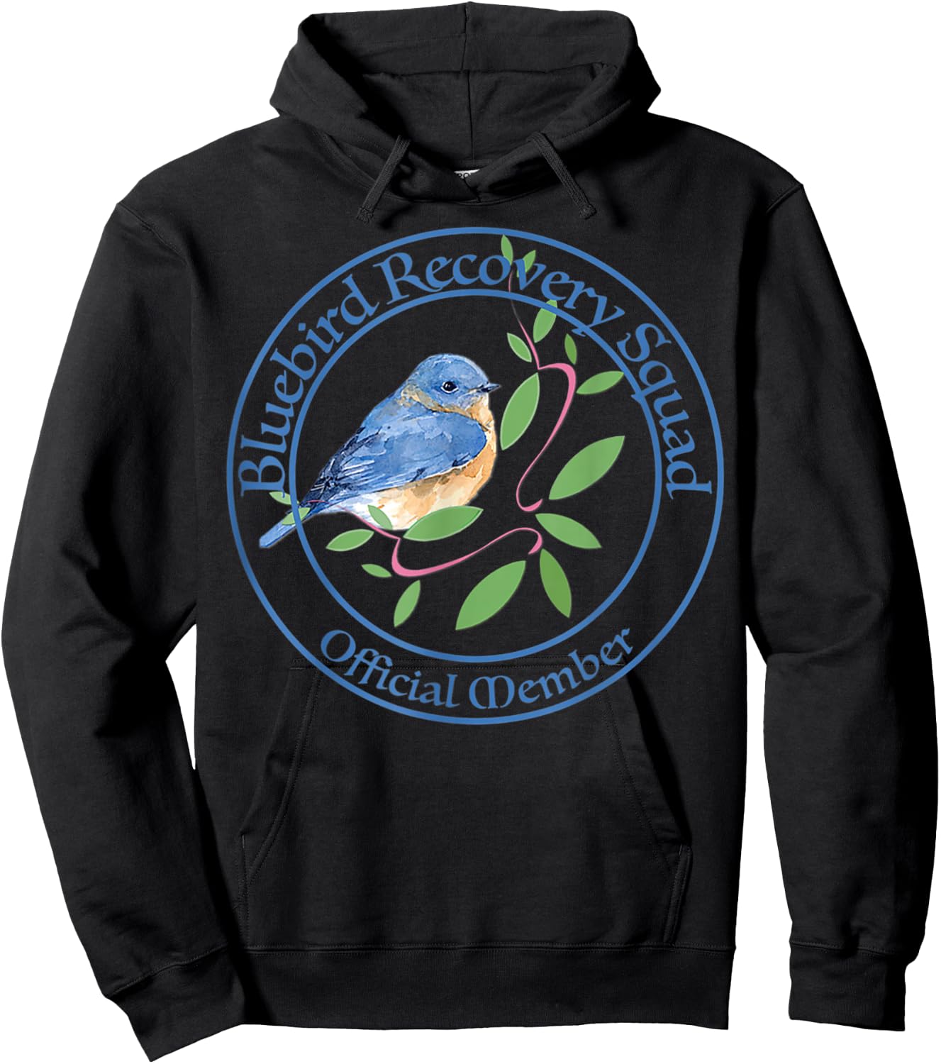 Bluebird Recovery, Eastern Bluebirds, Bluebird Volunteers Hoodie - Hoodie | Black