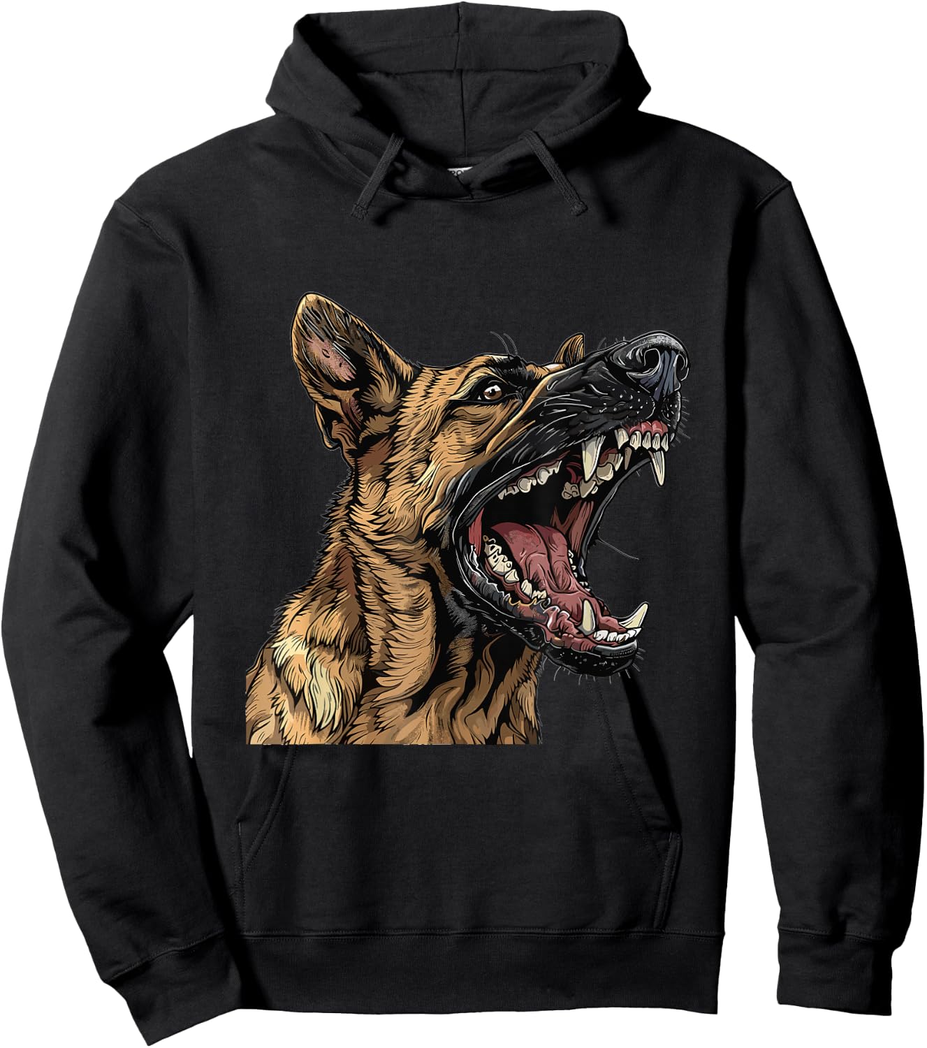 Belgian Malinois Dog Breed Graphic Hoodie - Hoodie | Black