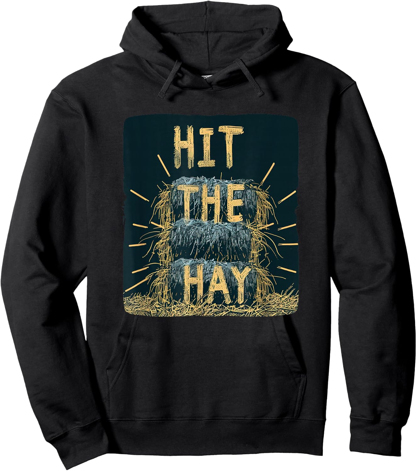 Hit the Hay Statement Costume for Boys and Girls Hoodie - Hoodie | Black