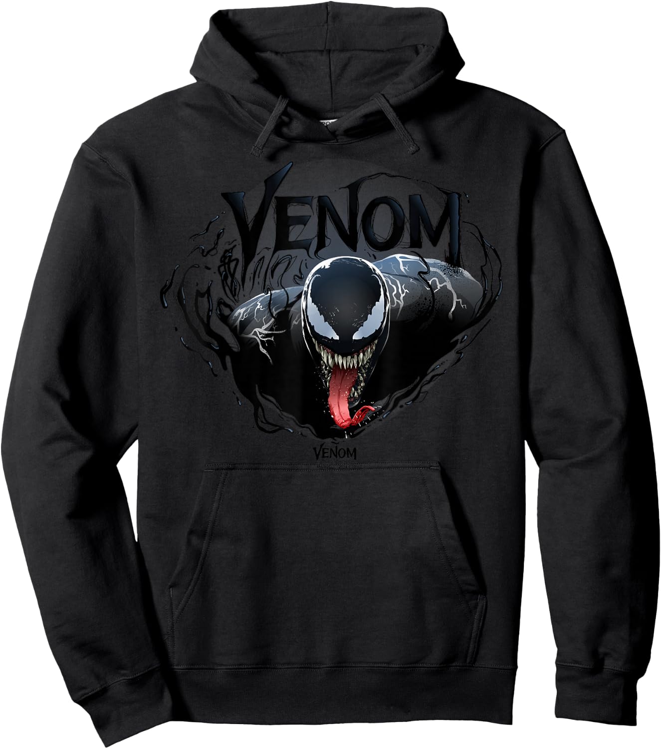 Marvel Venom: The Last Dance Lethal Protector Symbiote Logo Hoodie - Hoodie | Black