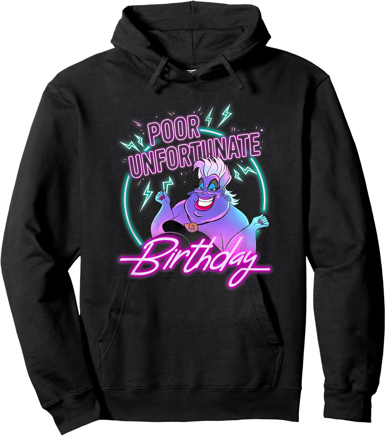 Disney Villains Ursula Poor Unfortunate Birthday Hoodie - Hoodie | Black
