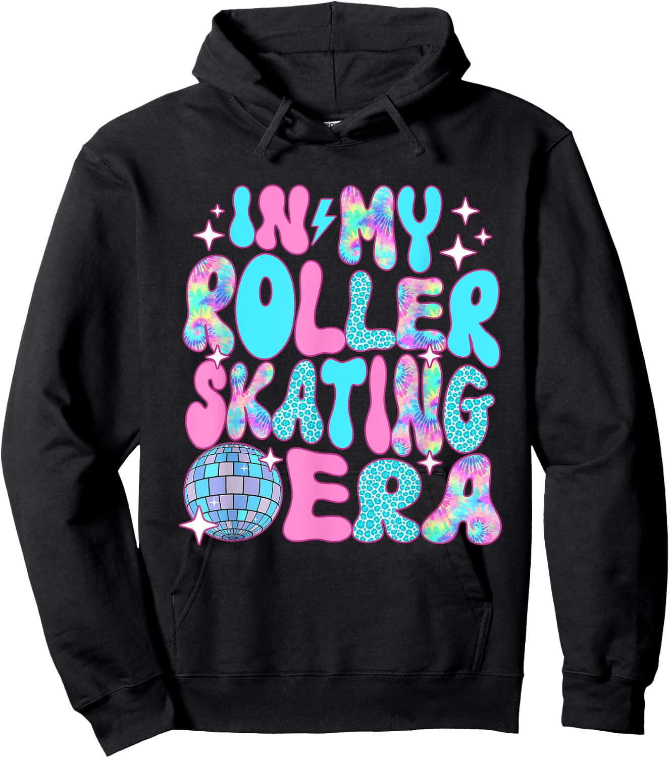 Disco In My Roller Skating Era Hoodie - Hoodie | Black