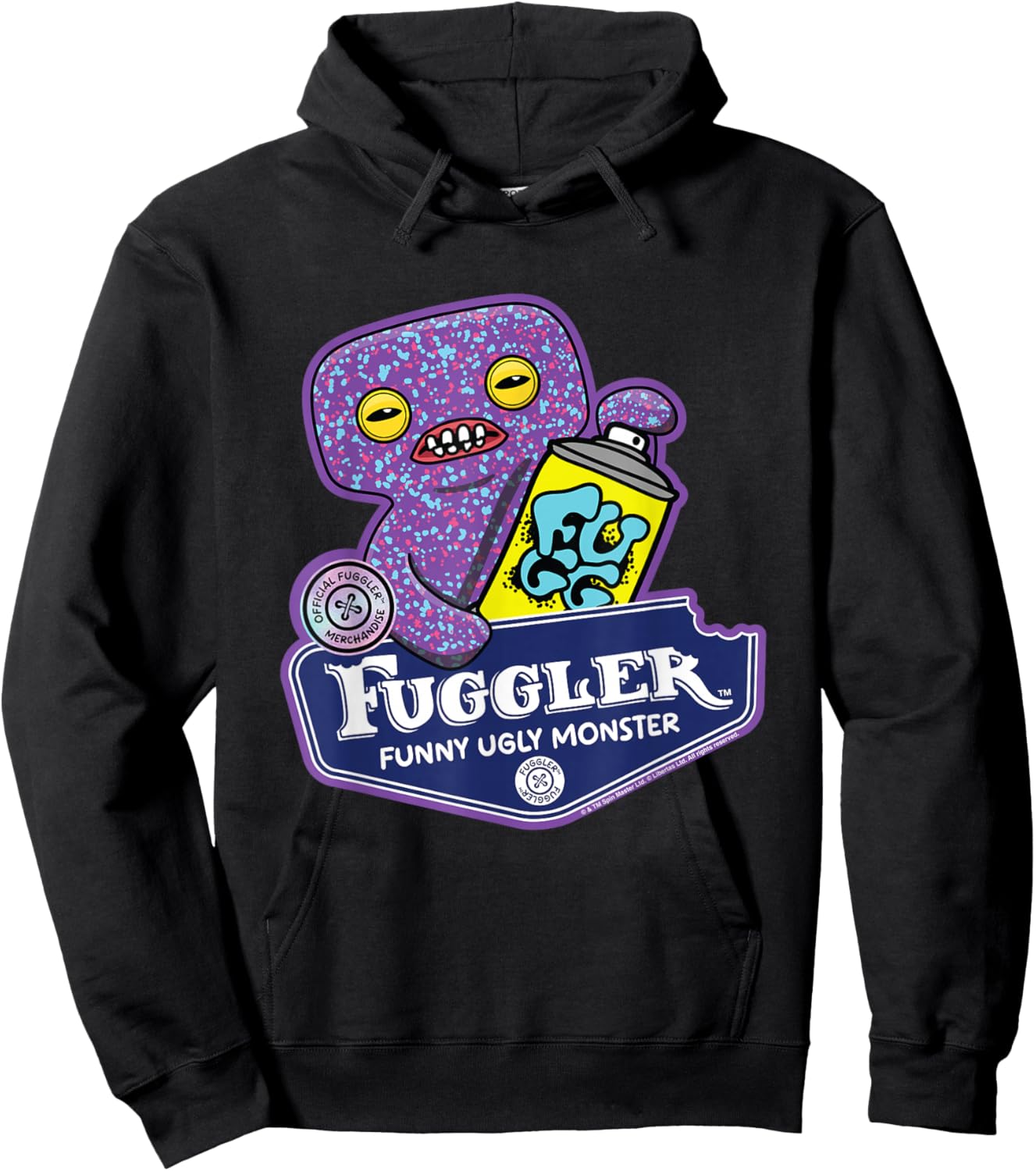 Fuggler Funny Ugly Monsters Squidge Hoodie - Hoodie | Black