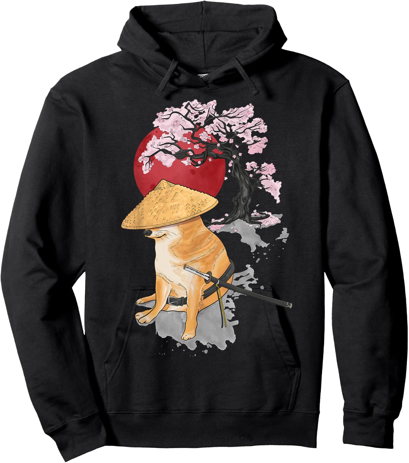 Japanese Meme Cheems Hoodie - Hoodie | Black