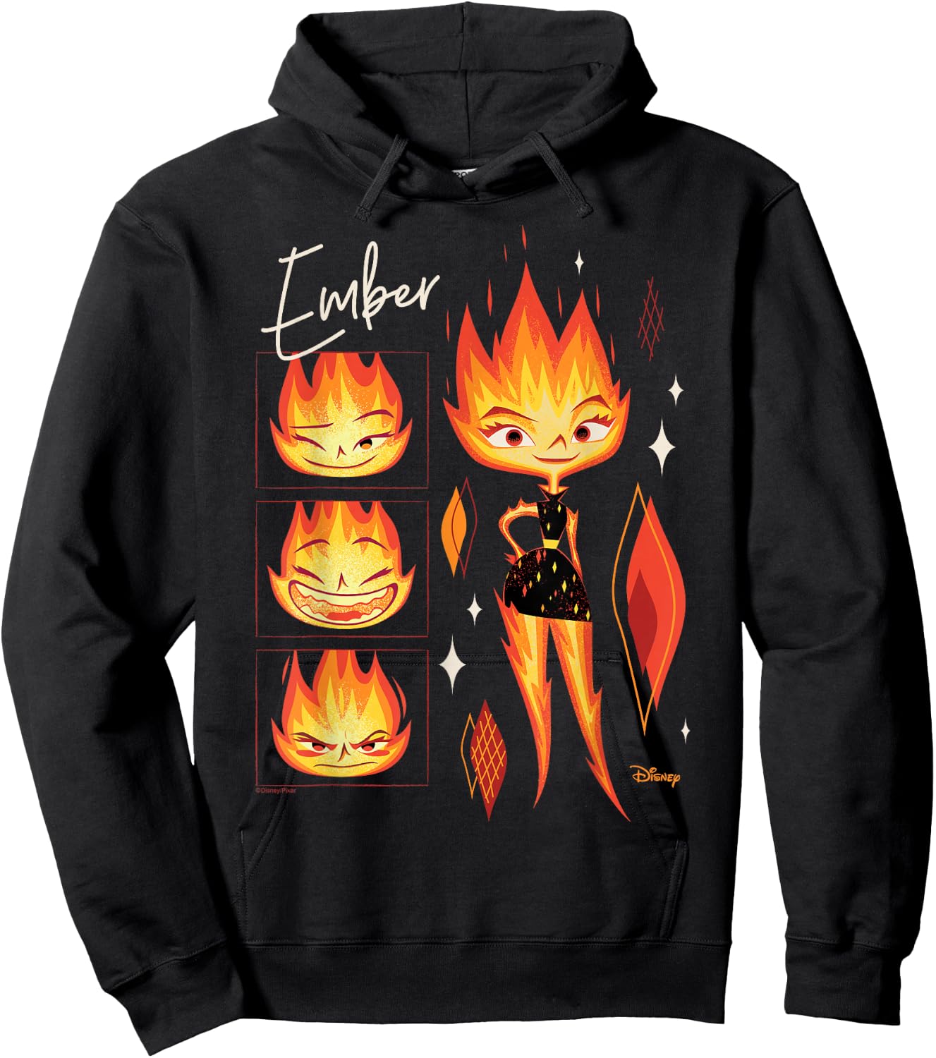 Elemental - Ember Hoodie - Hoodie | Black