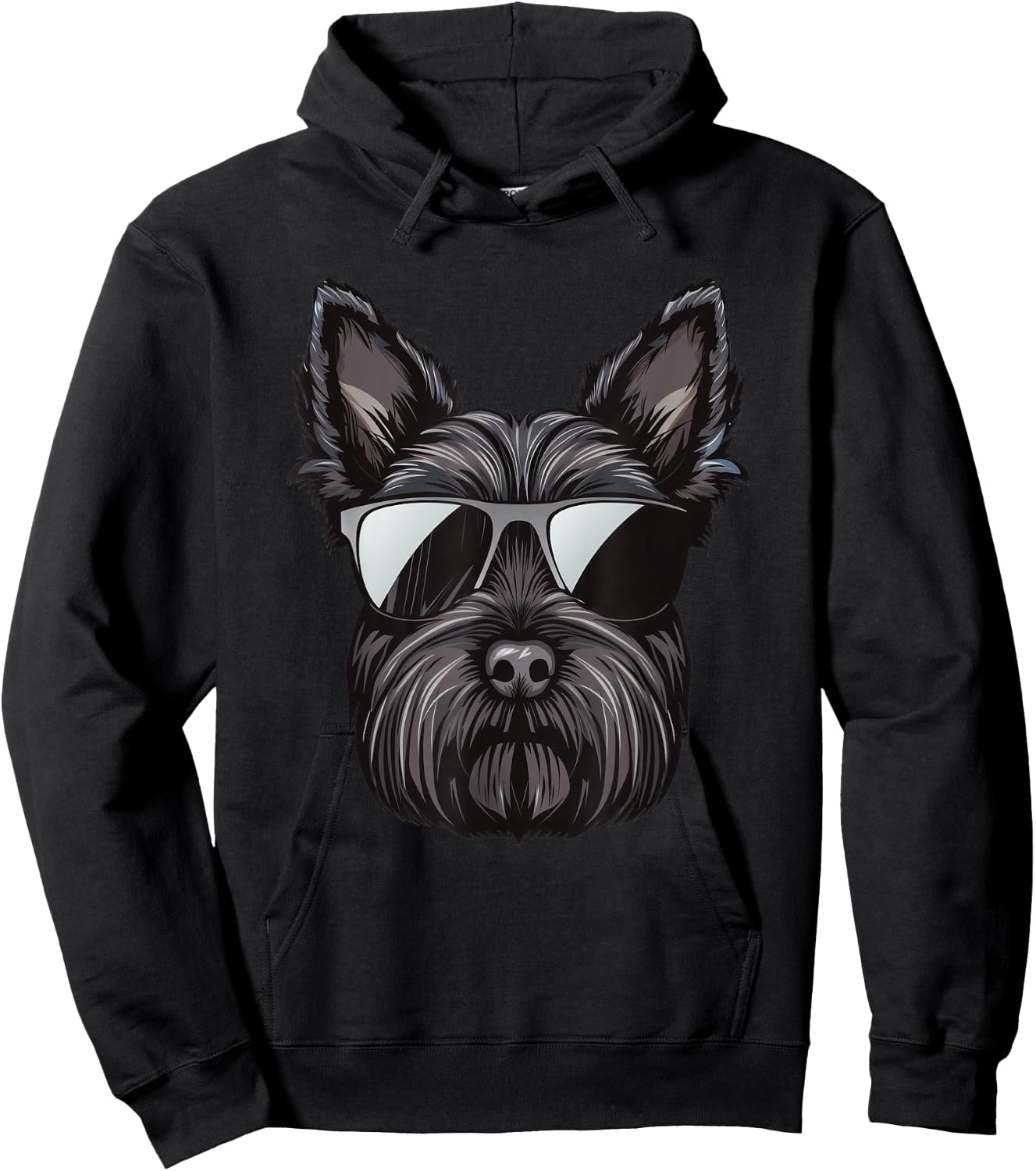 Scottish Terrier Dog Sunglasses Hoodie - Hoodie | Black