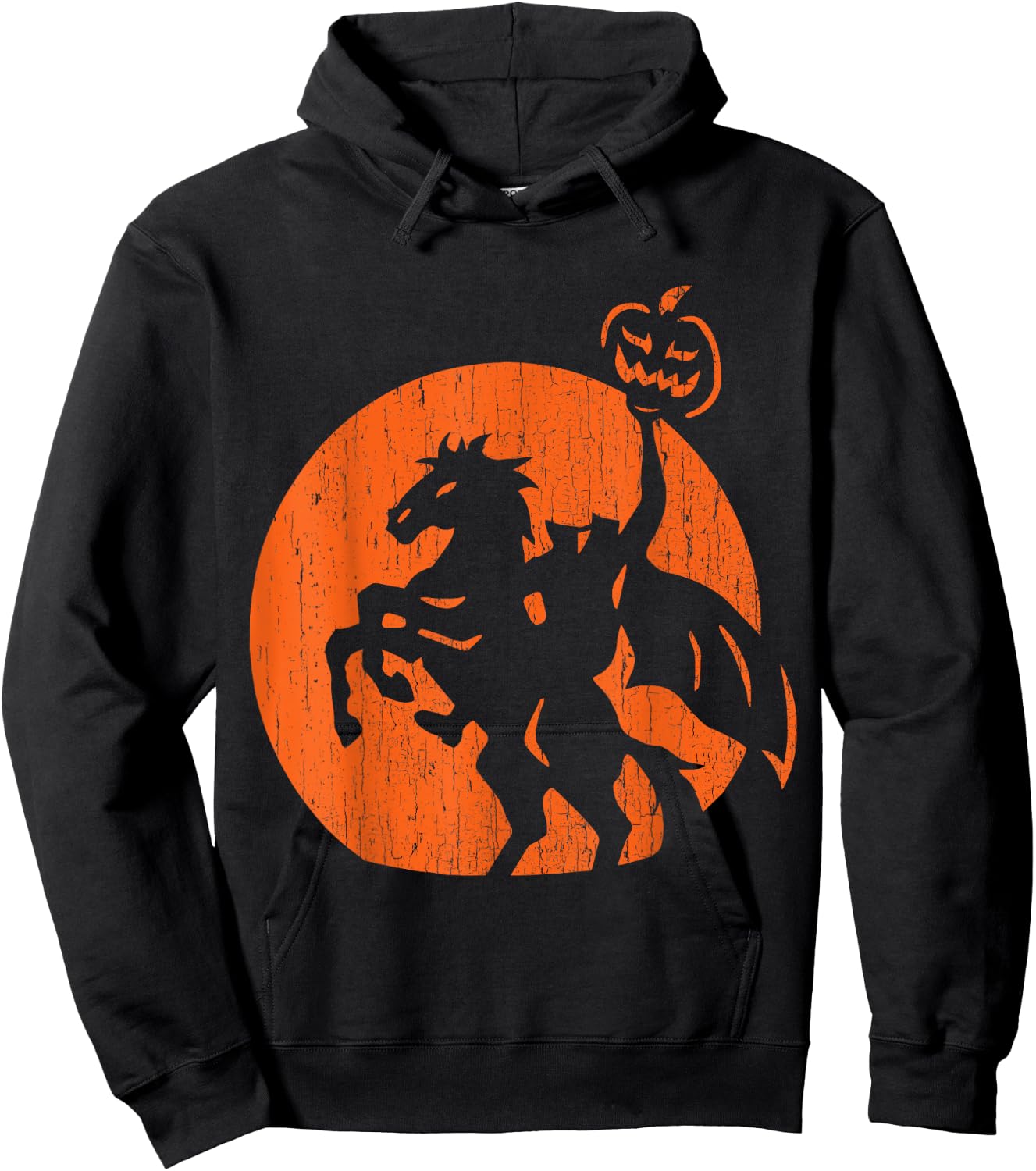 Halloween Headless Horseman Folklore Pumpkin JackOLantern Hoodie - Hoodie | Black