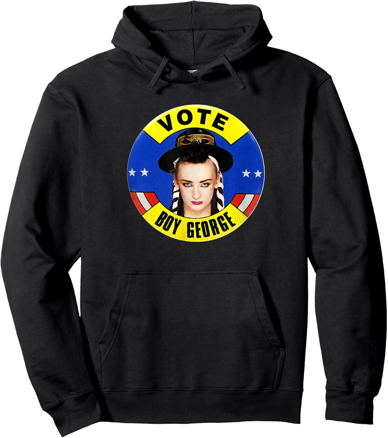 Boy George – Vote Big Hoodie - Hoodie | Black