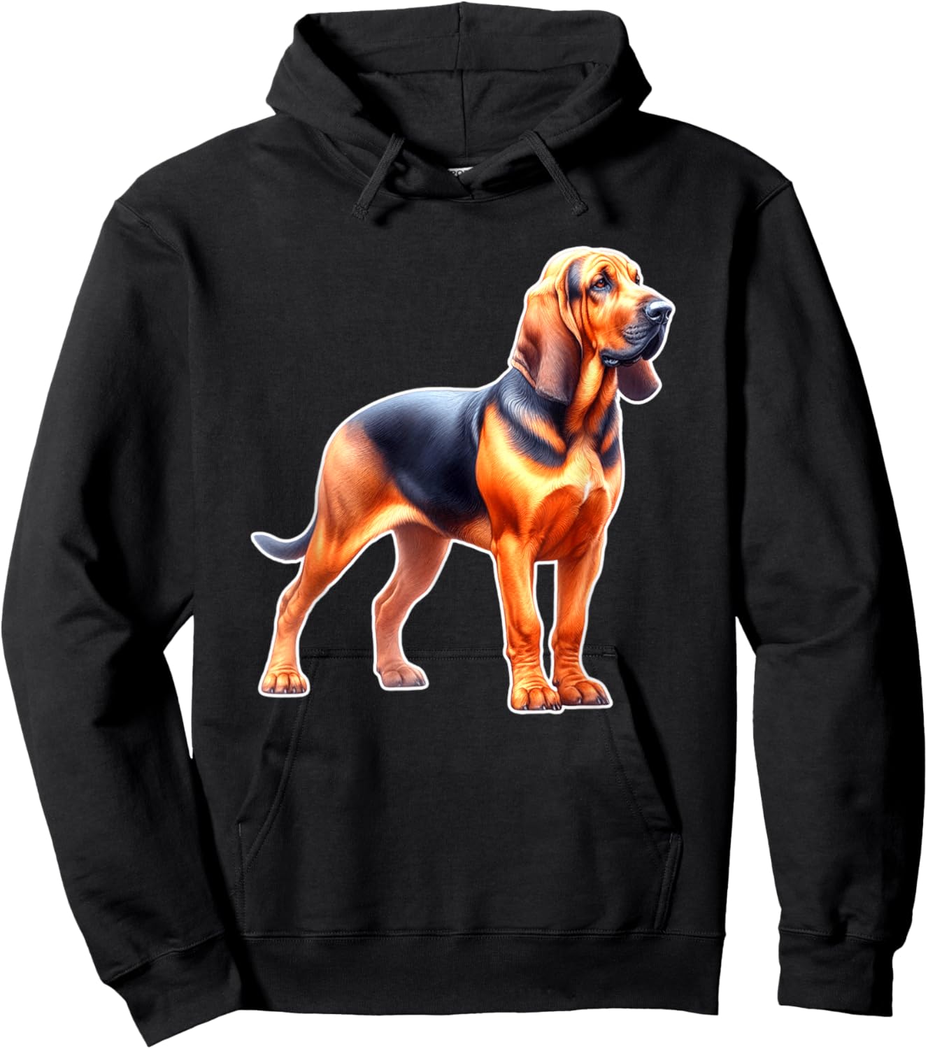 Bloodhound Dog Hoodie - Hoodie | Black