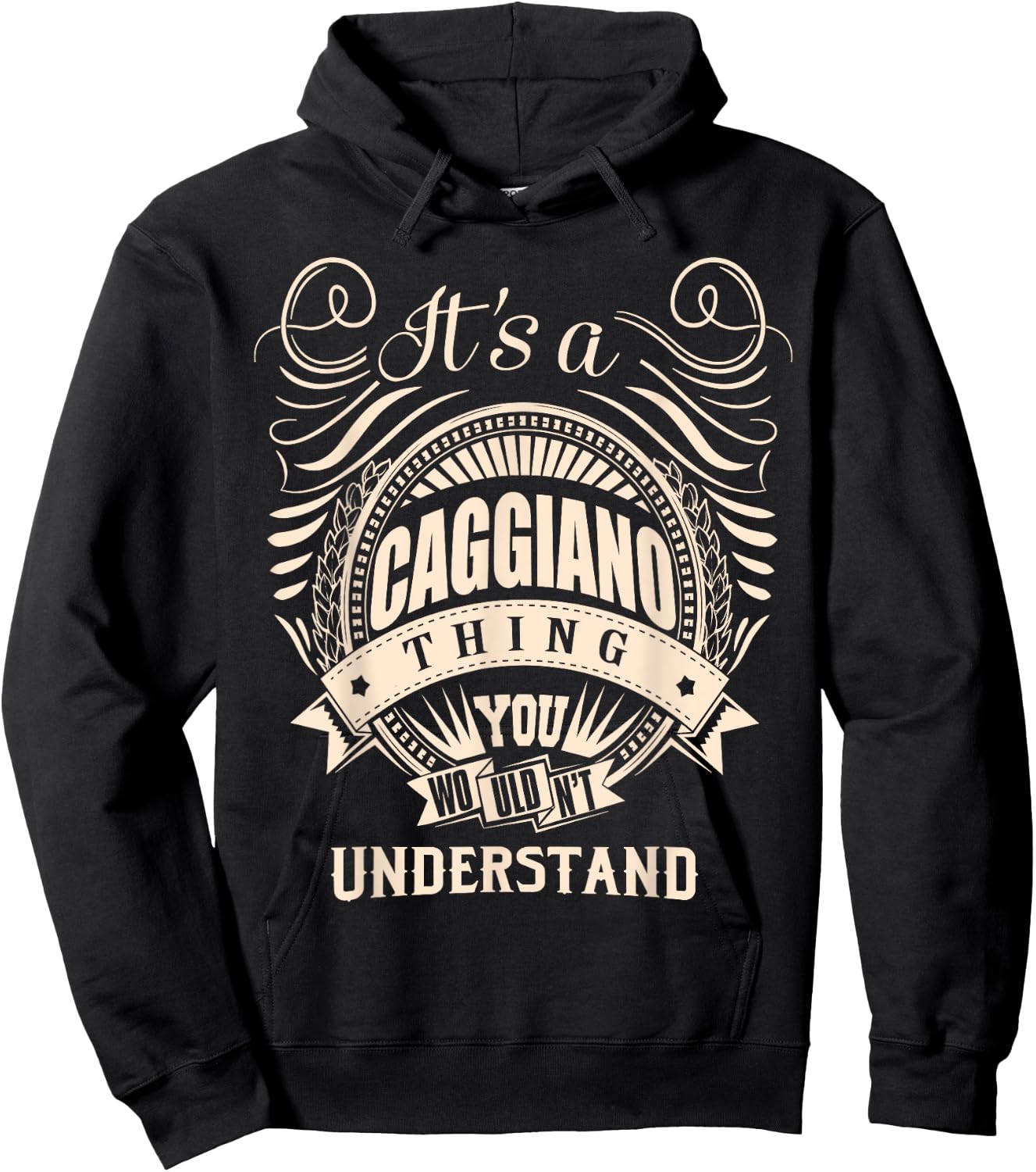 It is a CAGGIANO Thing Hoodie - Hoodie | Black