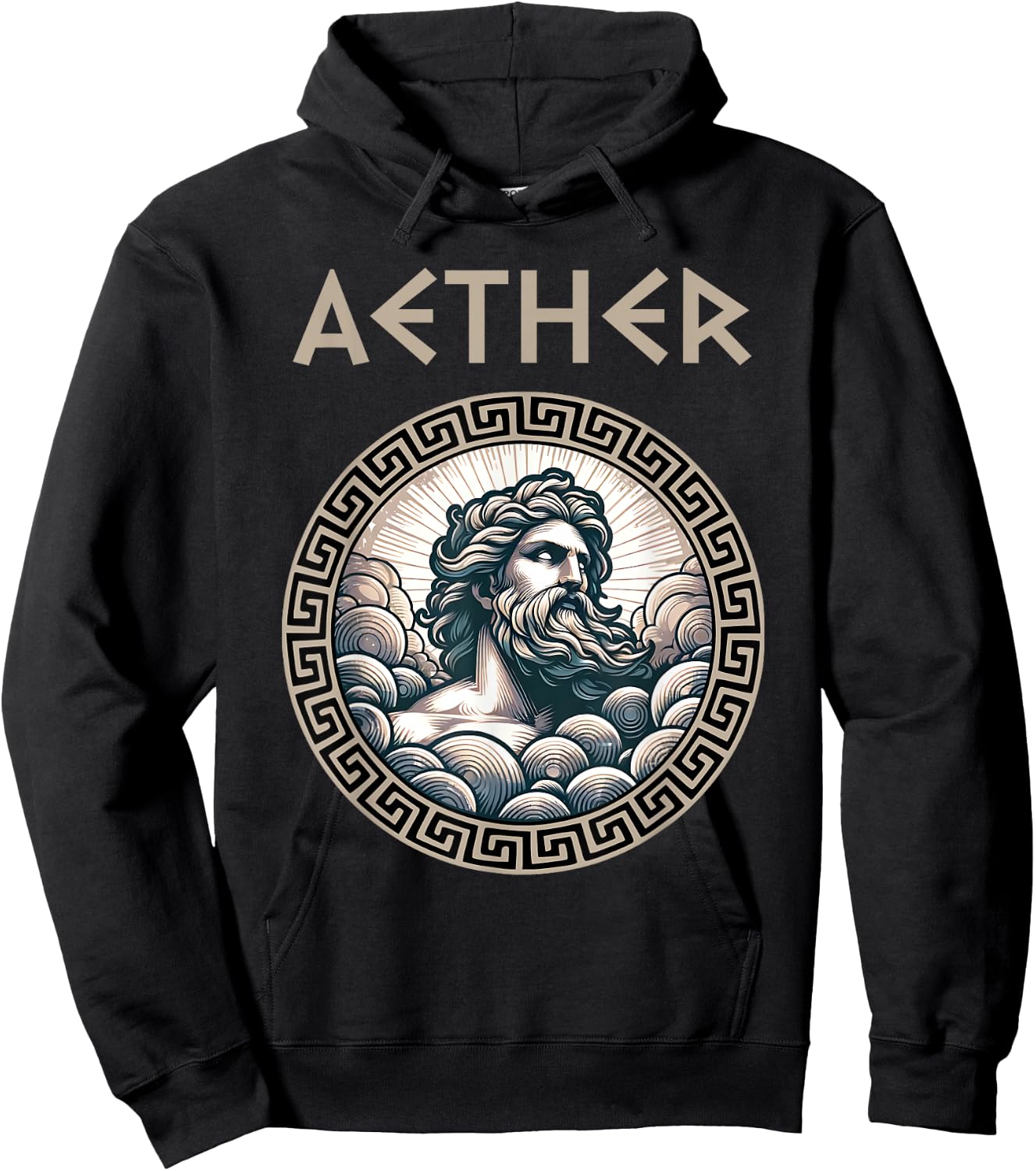 Aether Ancient Greek God of Light and the Primordial Heavens Hoodie - Hoodie | Black