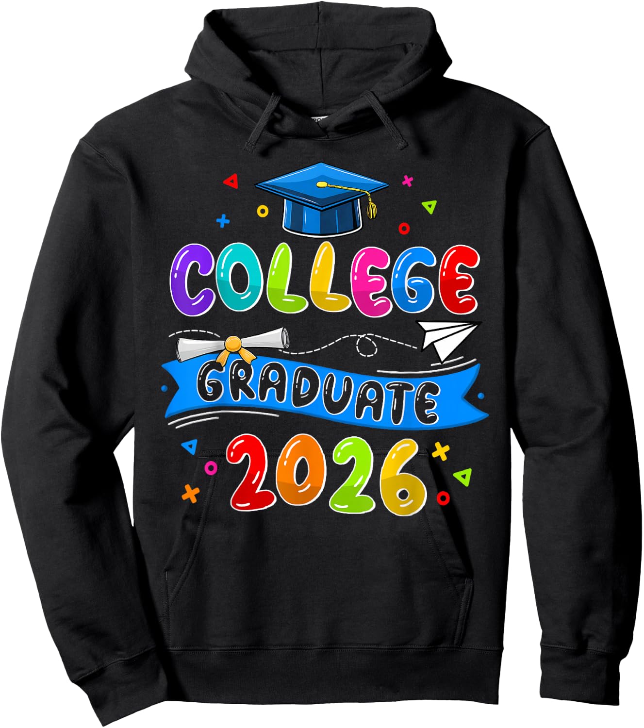 College Graduate College Grad Class Of 2026 Graduation 2026 Hoodie - Hoodie | Black