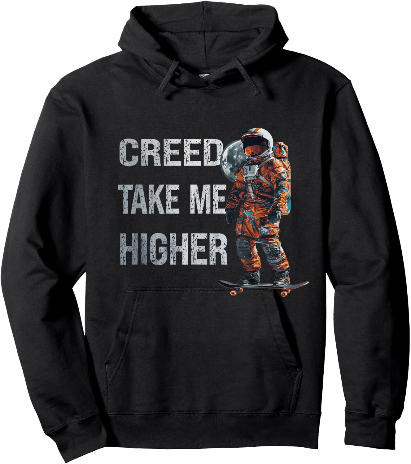 Creed '24 Take Me Higher American Astronaut Men Women Hoodie - Hoodie | Black