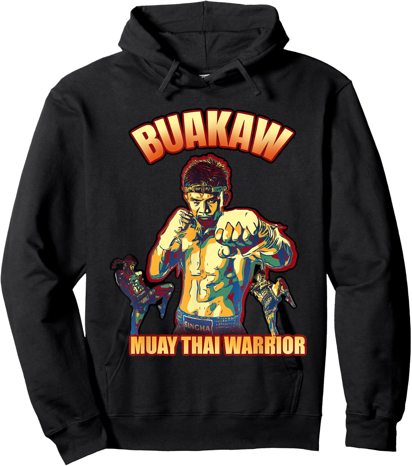 Buakaw - Muay Thai warrior Hoodie - Hoodie | Black