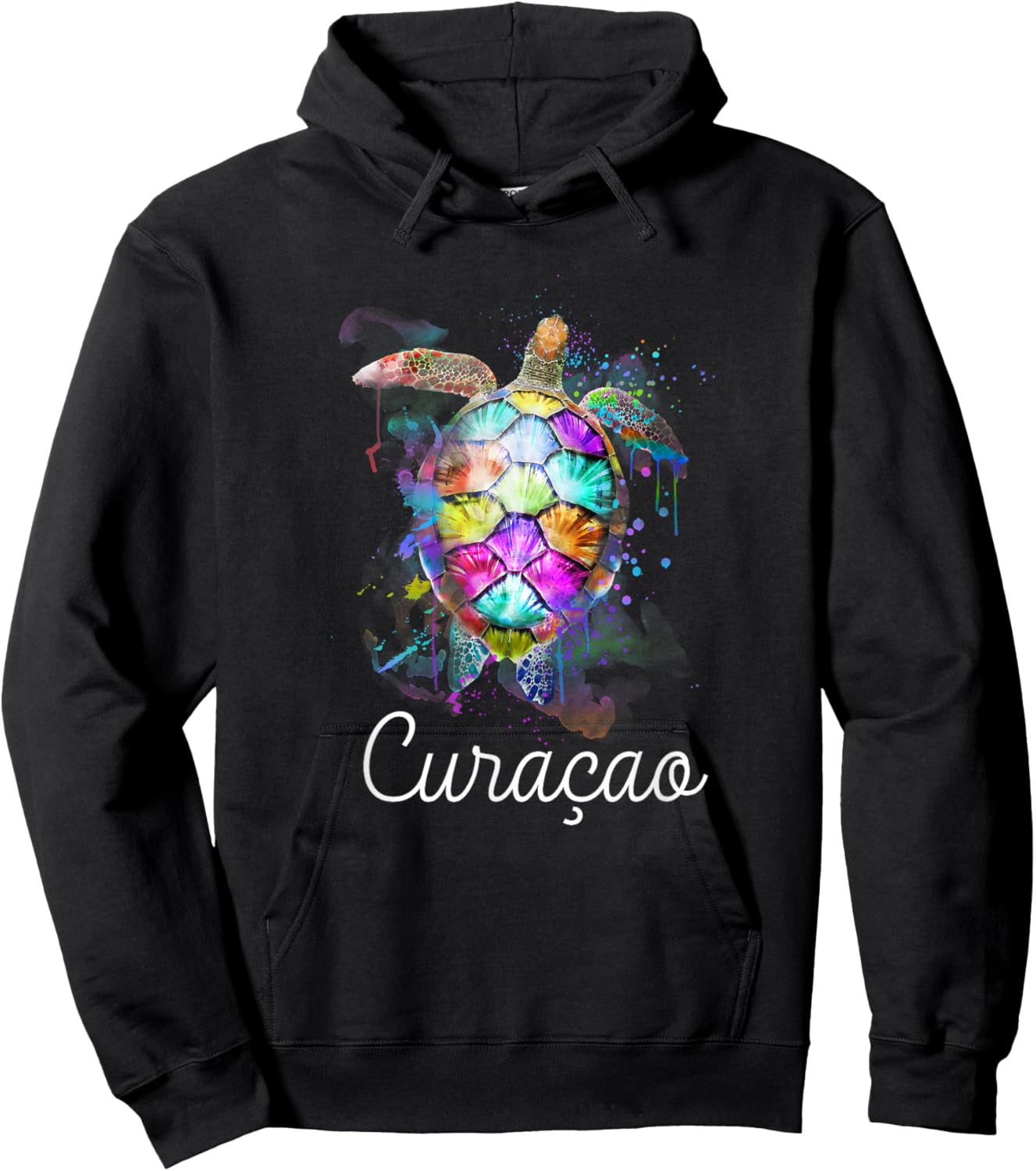 Curaçao Souvenir / Curacao Turtle / Curacao Hoodie - Hoodie | Black