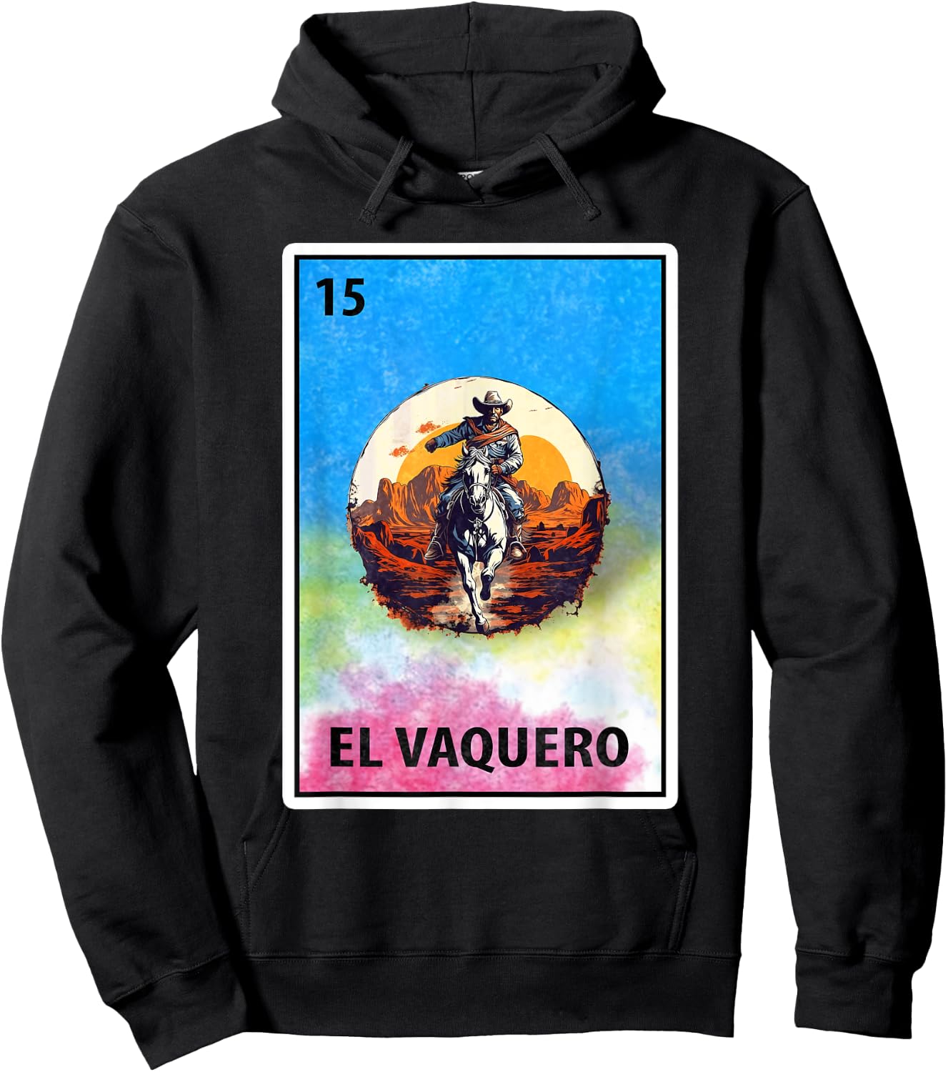 Mexican Bingo El Vaquero Hoodie - Hoodie | Black