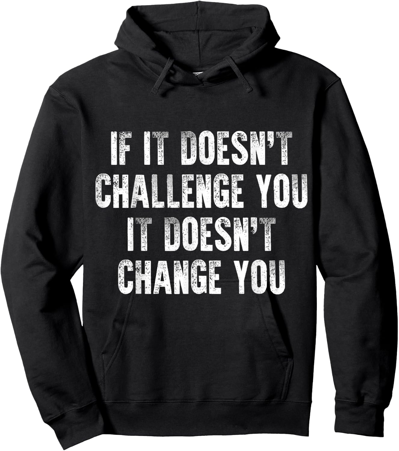 Inspirational & Motivational Quote For Workout Gym & Fitness Hoodie - Hoodie | Black
