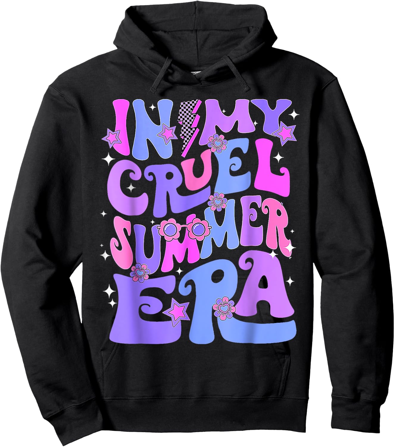 Funny Summer In My Cruel Summer Era Beach Vacation Hoodie - Hoodie | Black