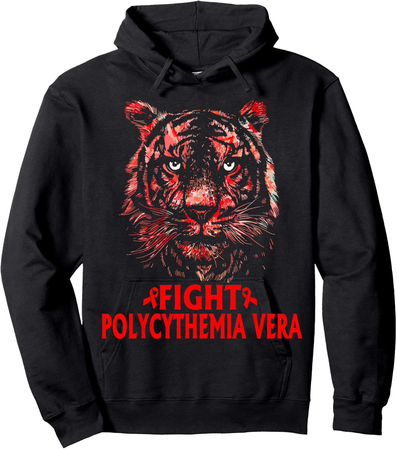 Polycythemia vera Awareness, Fight Polycythemia vera Hoodie - Hoodie | Black
