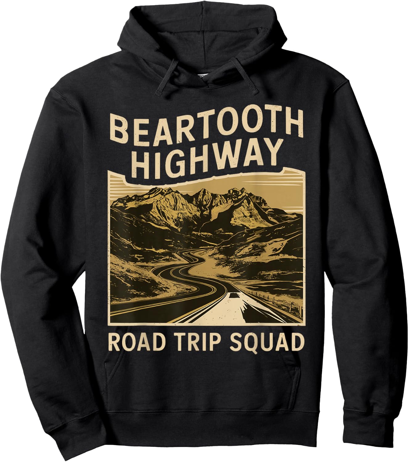 Beartooth Highway Road Trip Squad Souvenir Hoodie - Hoodie | Black