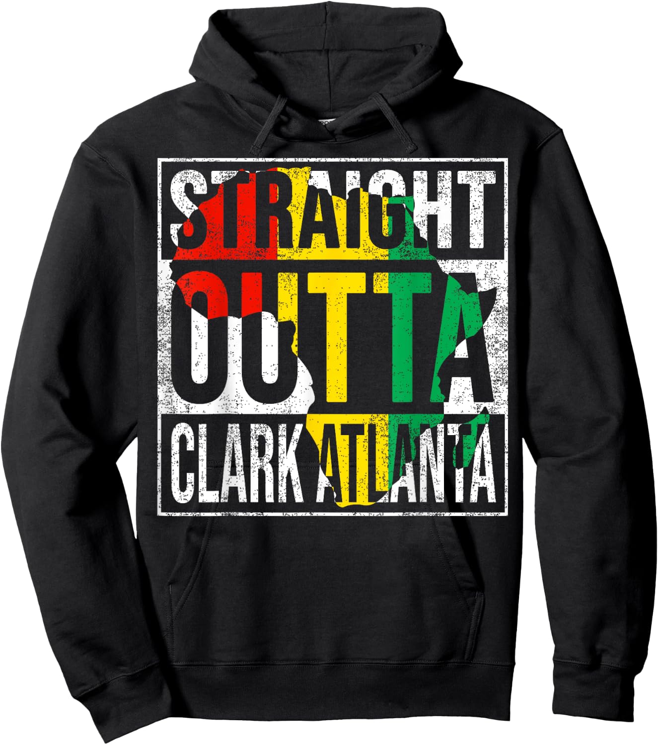 Retro Atlanta GA State Vintage Clark 155th Birthday Hoodie - Hoodie | Black