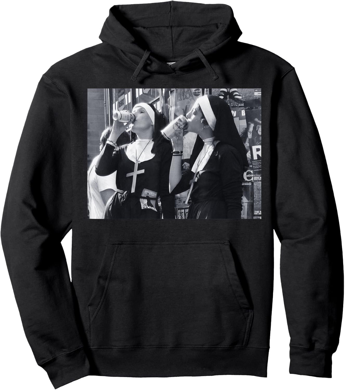 Clean Version I Soldering Digga Soldering I Nuns Drinking Beer Fun Hoodie - Hoodie | Black