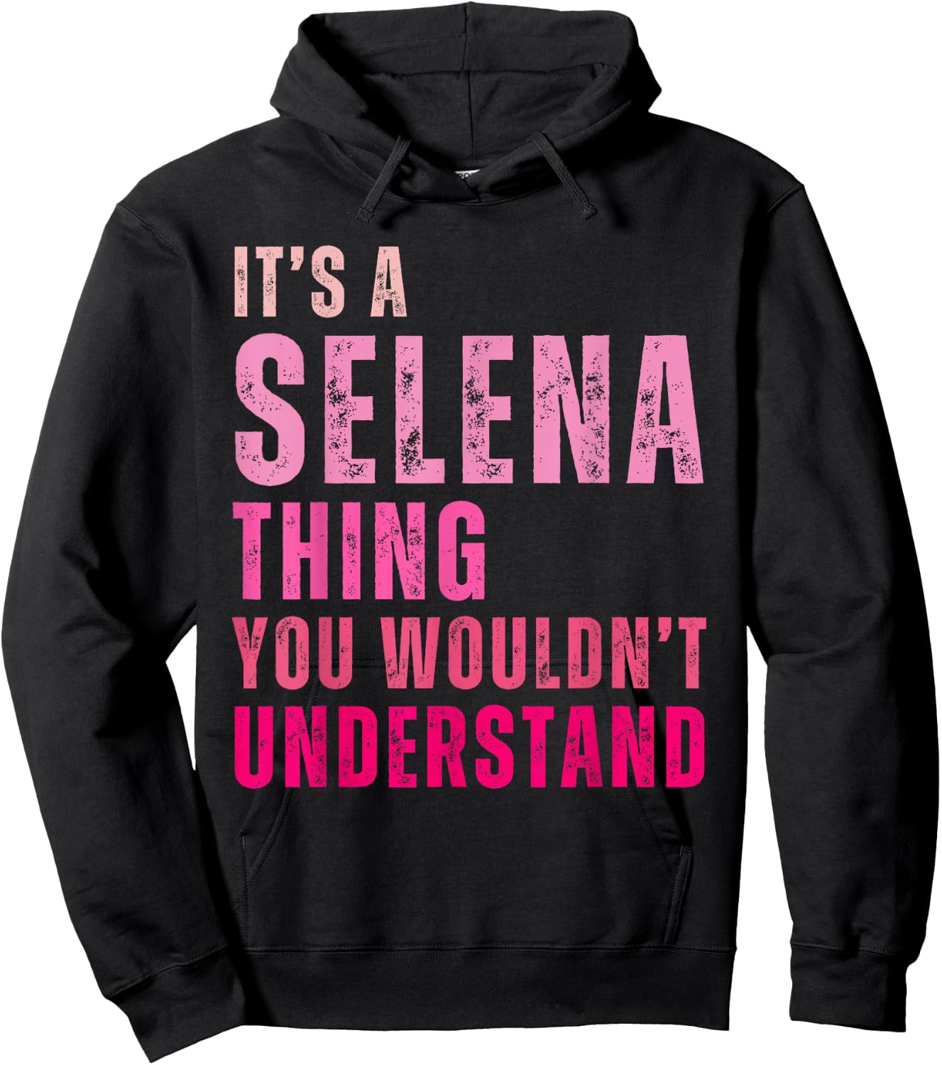 It's A Selena Thing You Wouldn't Understand Selena Vintage Hoodie - Hoodie | Black