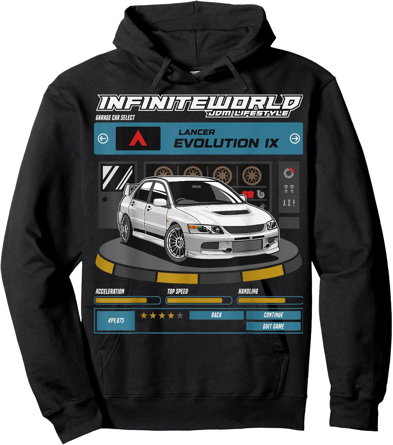 Evo9 IX Hoodie - Hoodie | Black