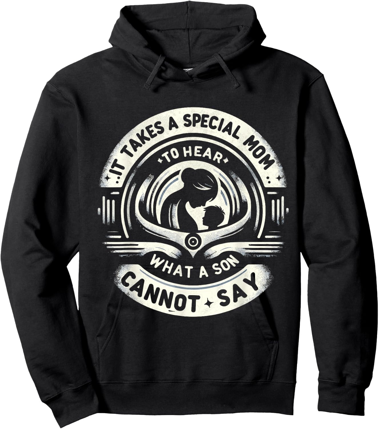 It Takes A Special Mom To Hear Autism What A Son Cannot Say Hoodie - Hoodie | Black