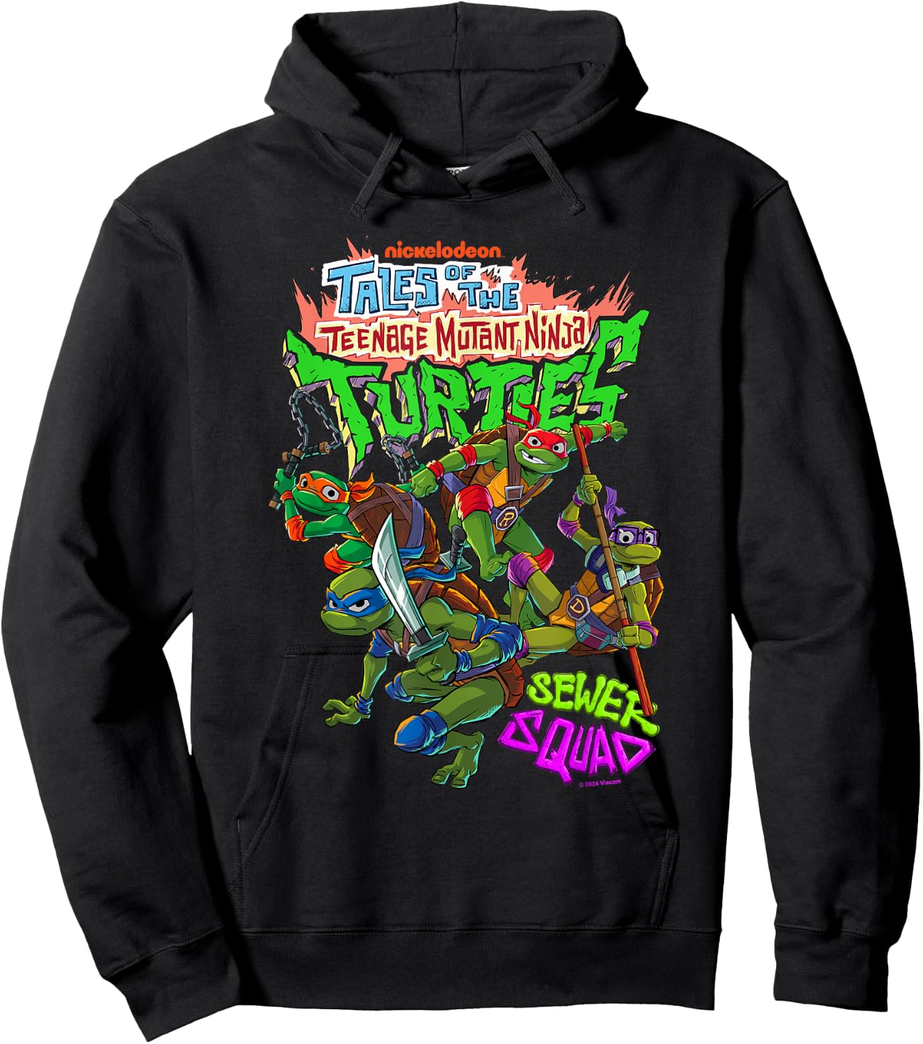 Tales of the Teenage Mutant Ninja Turtles Sewer Squad Hoodie - Hoodie | Black