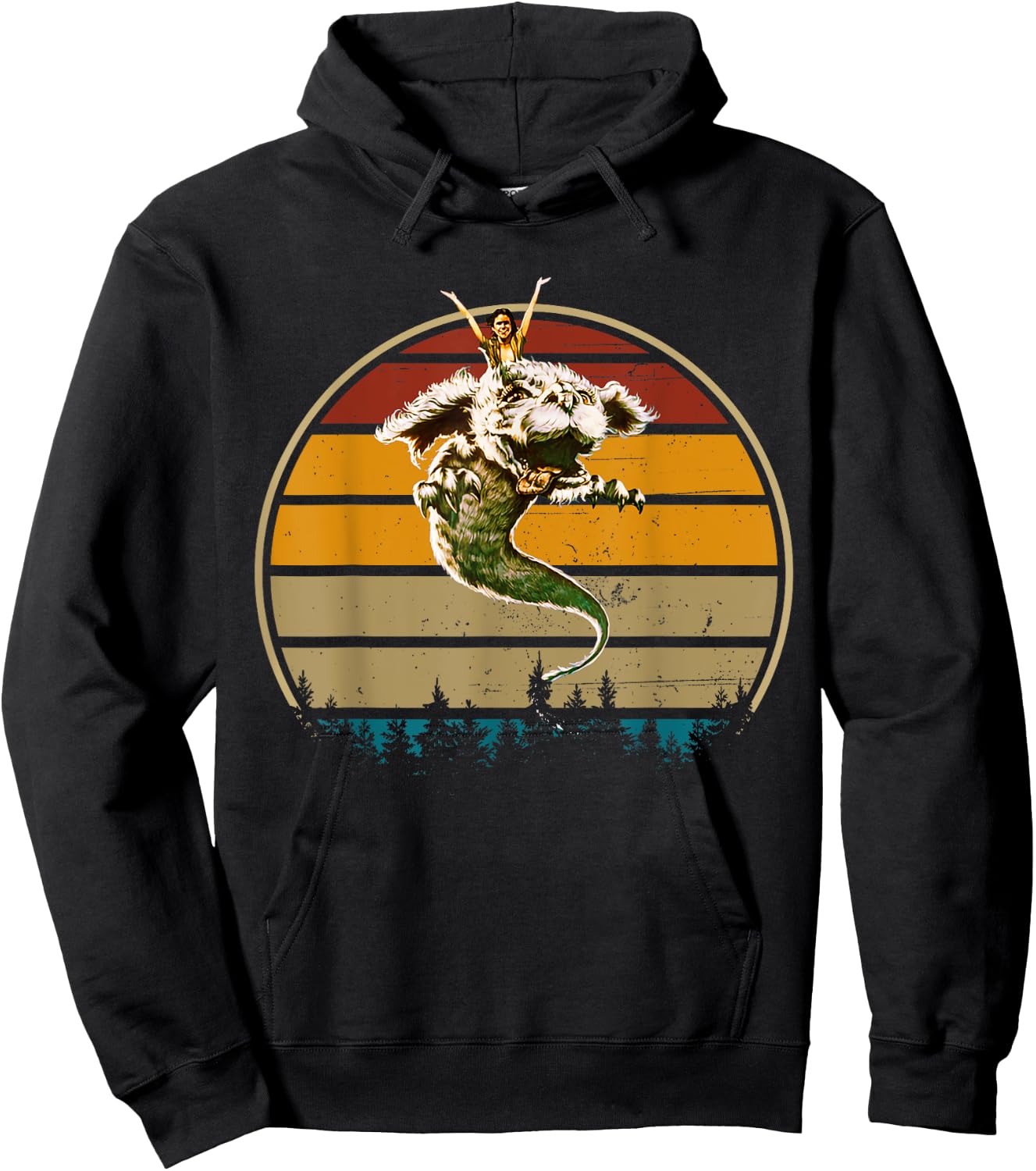 Graphic Art Funny Movies Adorable Outfits Lovers Halloween Hoodie - Hoodie | Black
