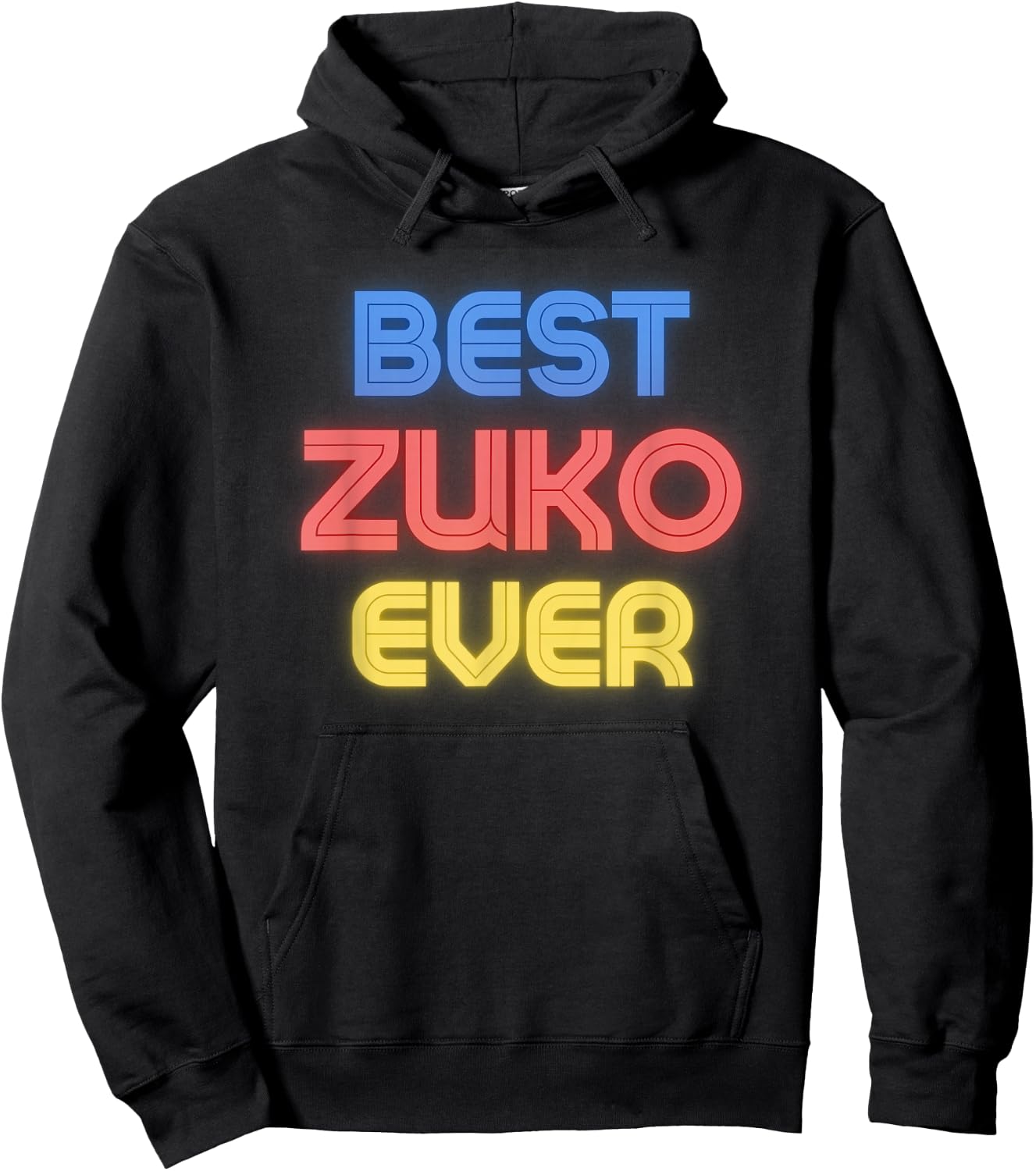 Best Zuko Ever - Funny Zuko Name Zuko Hoodie - Hoodie | Black